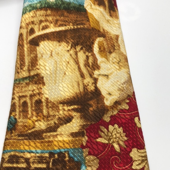 Authentic Bohemian Ernemegildo Zegna Silk Tie Made in Italy. Postcard print - Picture 3 of 10